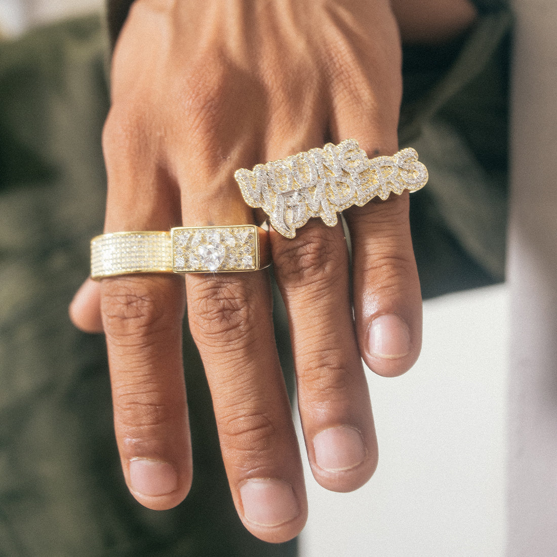 Ruff Ryders x King Ice - Young Ryders Two-Finger Ring