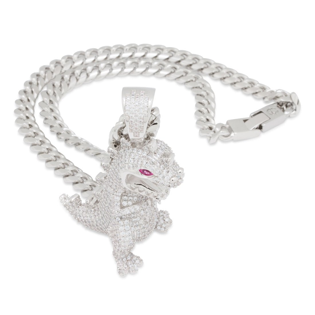 Rugrats x King Ice - Iced Reptar Necklace