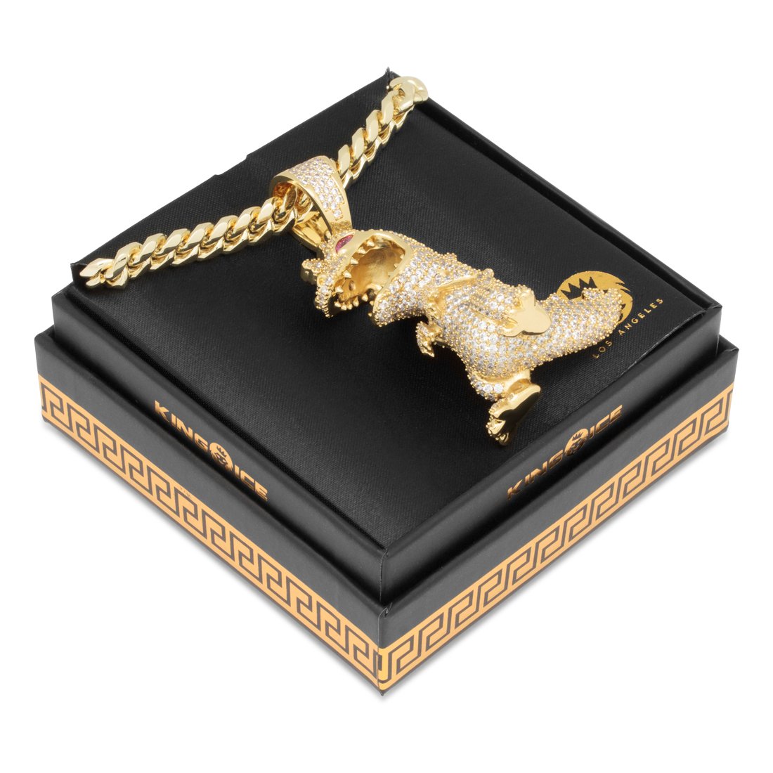 Rugrats x King Ice - Iced Reptar Necklace