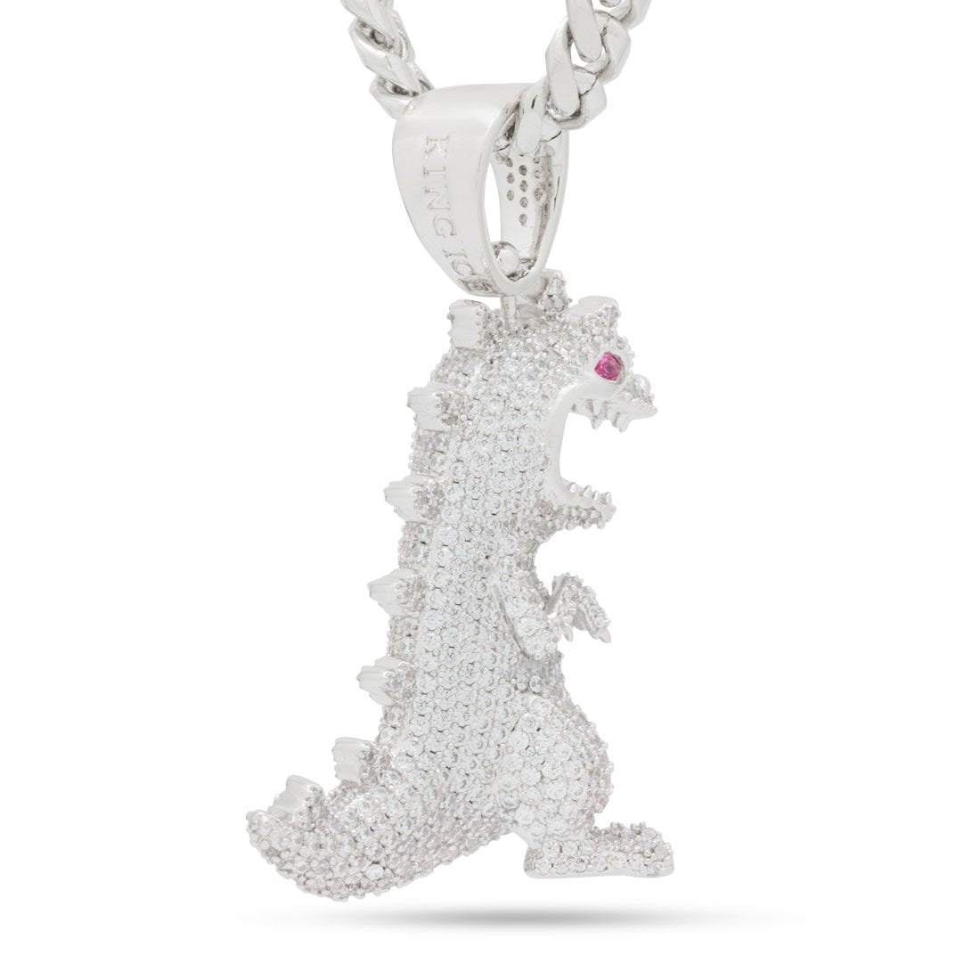 Rugrats x King Ice - Iced Reptar Necklace