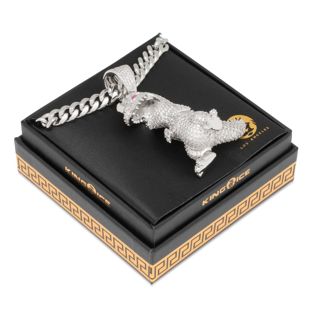 Rugrats x King Ice - Iced Reptar Necklace