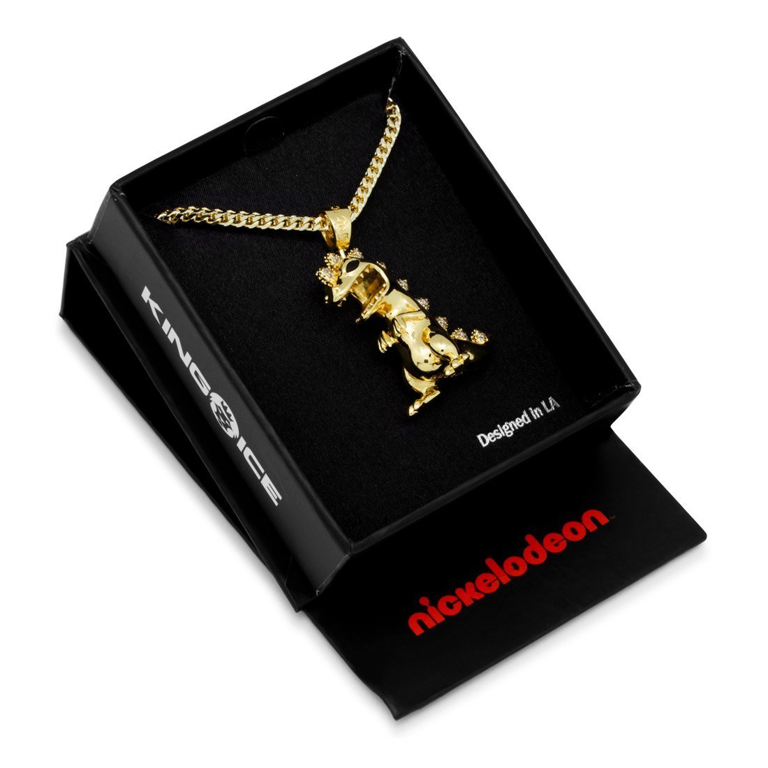 Rugrats x King Ice - Reptar Necklace