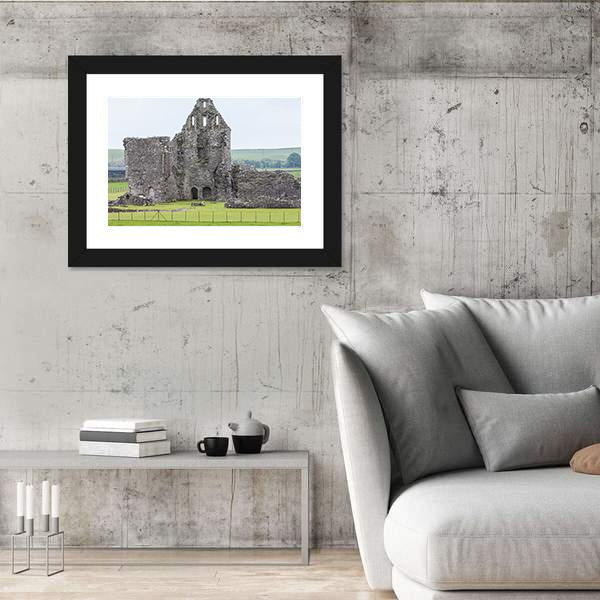 Ruins Of Glenluce Abbey Canvas Wall Art-3 Horizontal-Gallery Wrap-25" x 16"-Tiaracle