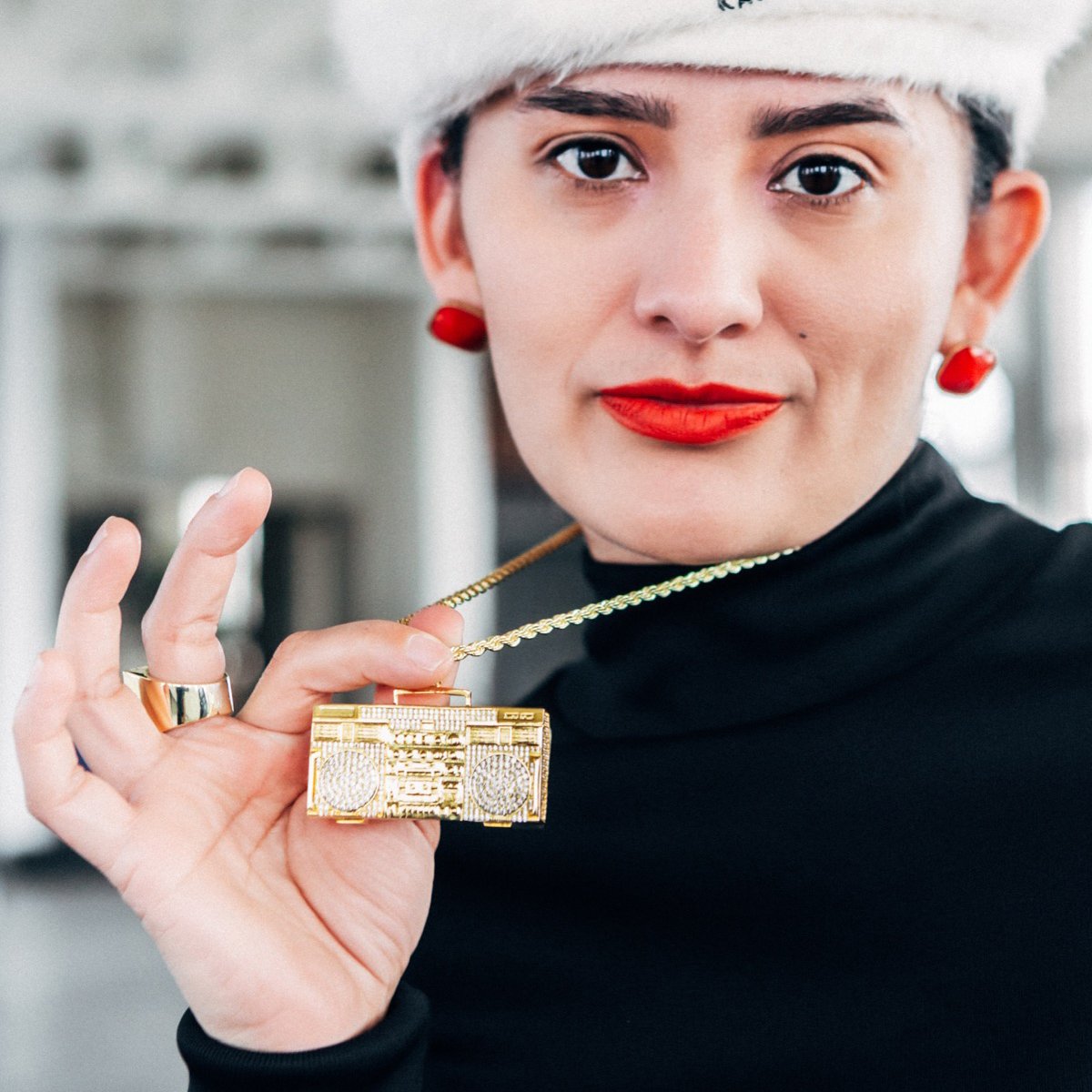 RUN DMC x King Ice - Ghetto Blaster Halskette