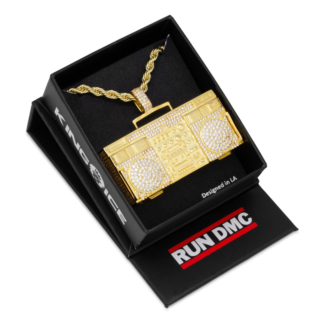 送料税込【RUN DMC x KING ICE】GHETTO BLASTER NECKLACE☆(2色) RUN DMC x King Ice - Ghetto Blaster Necklace – Wixpa Demo Store