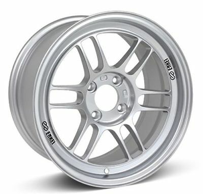 Enkei RPF1 16x8 4x100 38 mm Versatz 73 mm Bohrung Silberfelge für Miata 4-Lug / 02-06 Mini / Honda 4-Lug (enk3796804938SP)