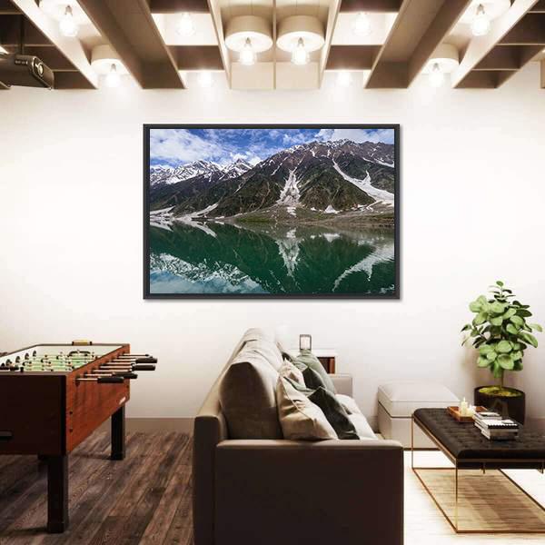 Saiful Malook Lake Kaghan Valley Pakistan Canvas Wall Art-3 Horizontal-Gallery Wrap-25" x 16"-Tiaracle