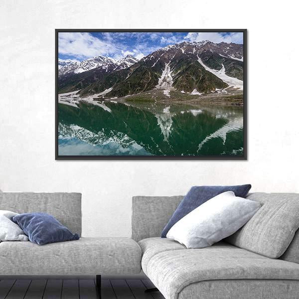 Saiful Malook Lake Kaghan Valley Pakistan Canvas Wall Art-3 Horizontal-Gallery Wrap-25" x 16"-Tiaracle