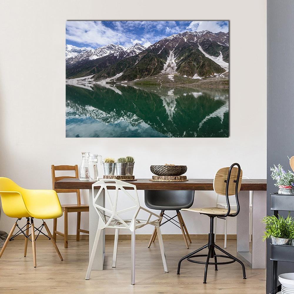 Saiful Malook Lake Kaghan Valley Pakistan Canvas Wall Art-1 Piece-Gallery Wrap-48" x 32"-Tiaracle