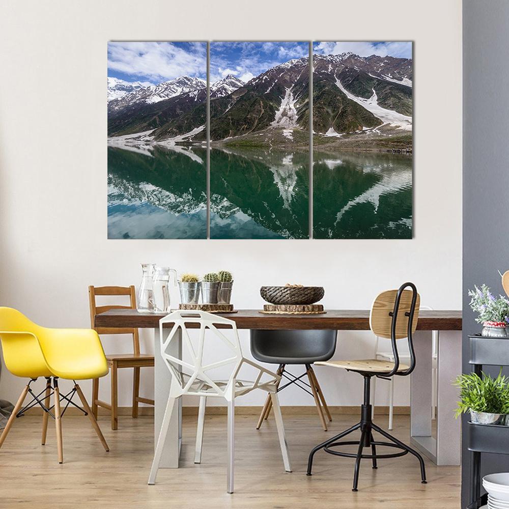 Saiful Malook Lake Kaghan Valley Pakistan Canvas Wall Art-3 Horizontal-Gallery Wrap-37" x 24"-Tiaracle