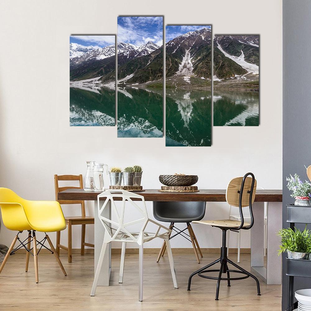 Saiful Malook Lake Kaghan Valley Pakistan Canvas Wall Art-4 Pop-Gallery Wrap-50" x 32"-Tiaracle