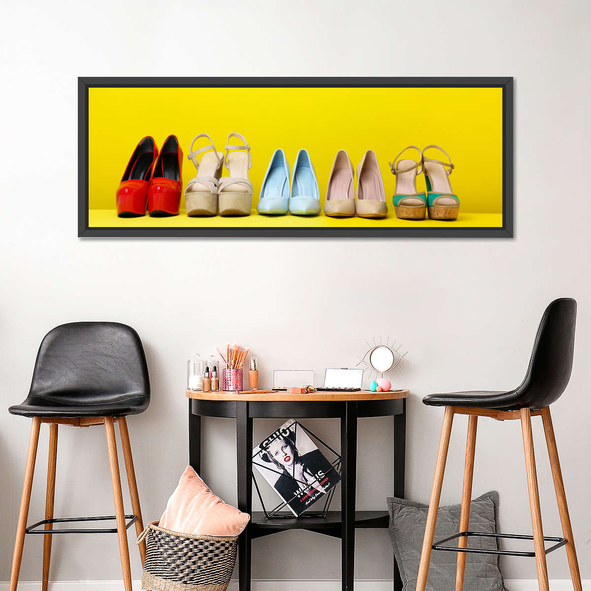 High Heel -Schuhe Wandkunst