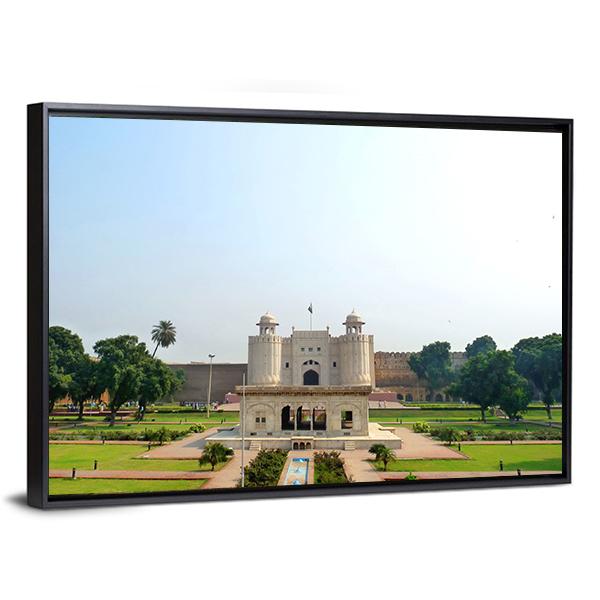 Shahi Qilla Fort Lahore Canvas Wall Art-3 Horizontal-Gallery Wrap-25" x 16"-Tiaracle