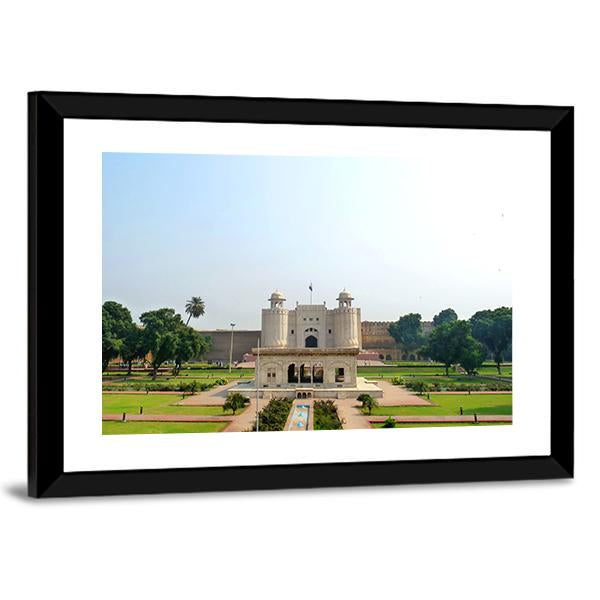 Shahi Qilla Fort Lahore Canvas Wall Art-3 Horizontal-Gallery Wrap-25" x 16"-Tiaracle