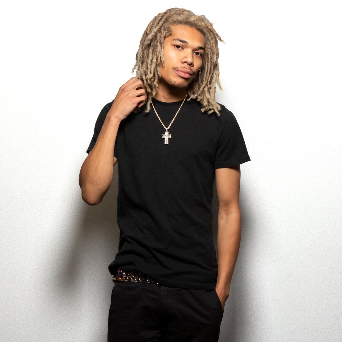 Eisige Kreuz Halskette