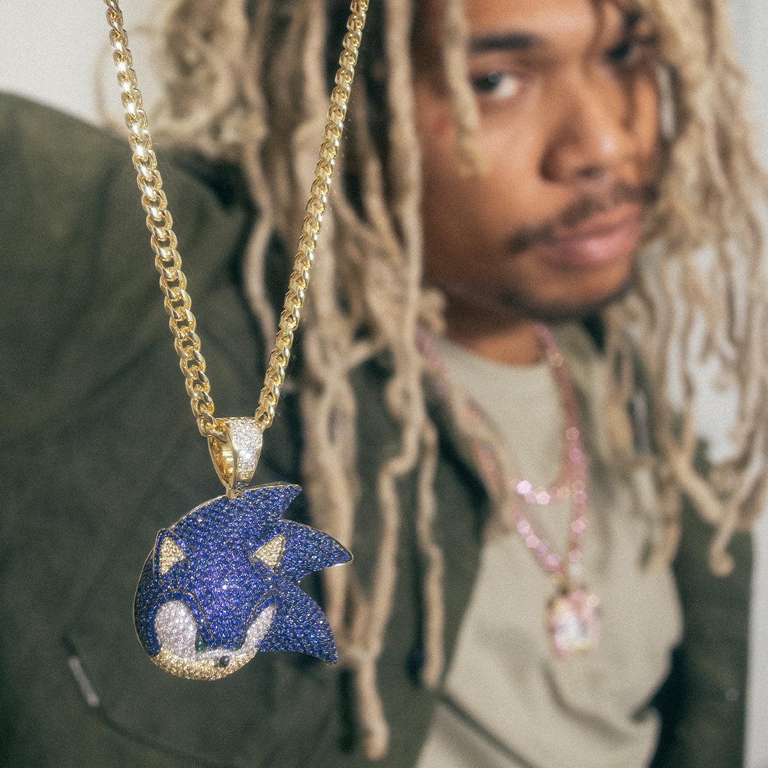 Sonic the Hedgehog x King Ice - Sonic Necklace
