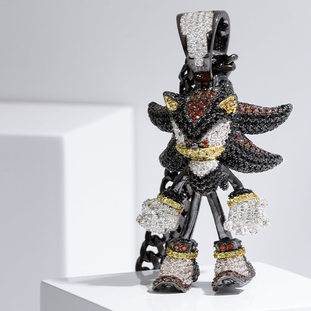 Sonic the Hedgehog x King Ice - Fast Shadow Necklace