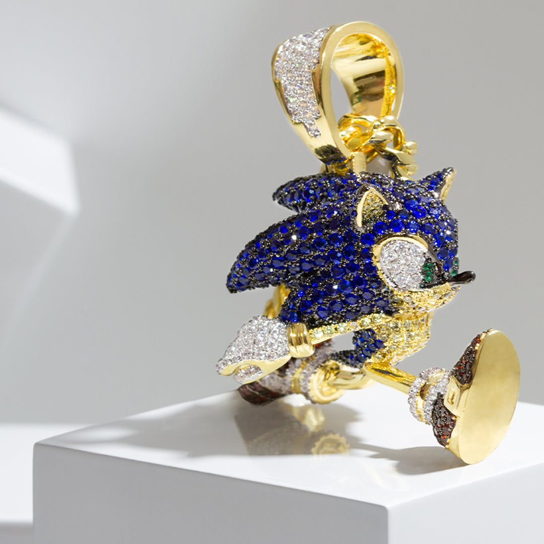Sonic the Hedgehog x King Ice - Fast Sonic Necklace