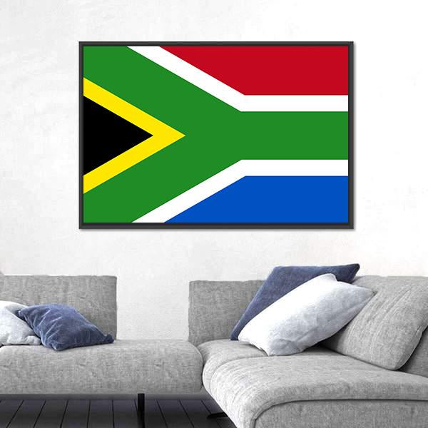 South-African Republic Flag Canvas Wall Art-3 Horizontal-Gallery Wrap-25" x 16"-Tiaracle