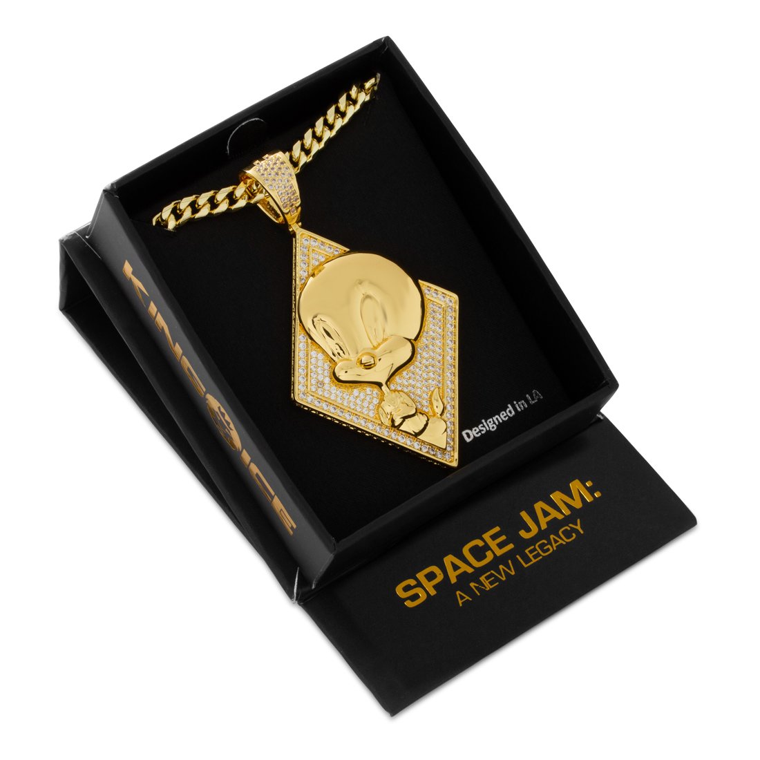 Space Jam x King Ice - Tweety Bird Necklace