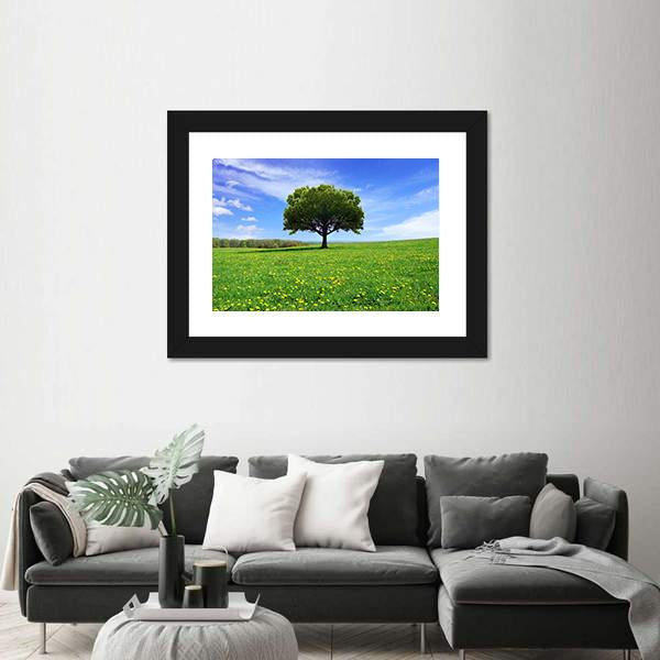 Spring Landscape Canvas Wall Art-3 Horizontal-Gallery Wrap-25" x 16"-Tiaracle