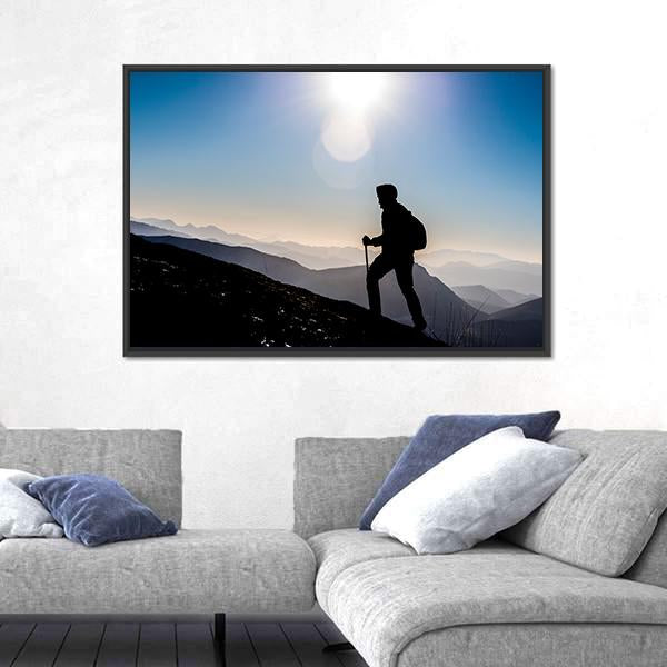 Step Into Success Canvas Wall Art-3 Horizontal-Gallery Wrap-25" x 16"-Tiaracle