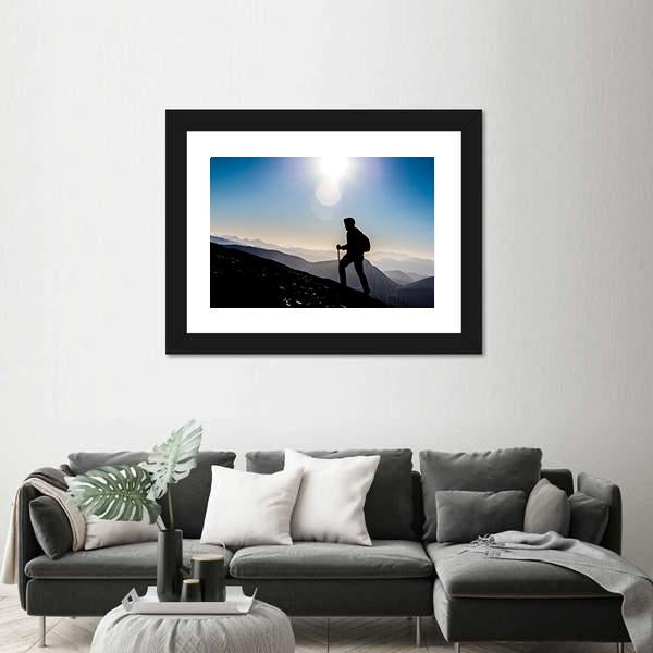 Step Into Success Canvas Wall Art-3 Horizontal-Gallery Wrap-25" x 16"-Tiaracle