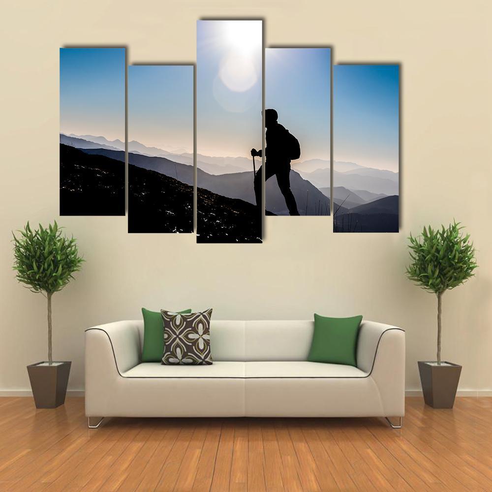 Step Into Success Canvas Wall Art-5 Pop-Gallery Wrap-47" x 32"-Tiaracle