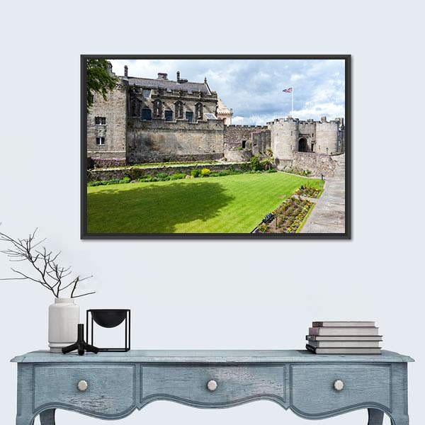 Stirling Castle Canvas Wall Art-1 Piece-Floating Frame-24" x 16"-Tiaracle