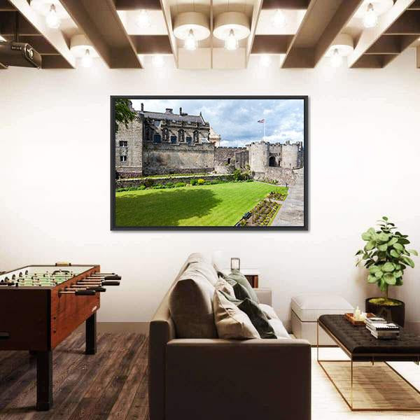 Stirling Castle Canvas Wall Art-3 Horizontal-Gallery Wrap-25" x 16"-Tiaracle