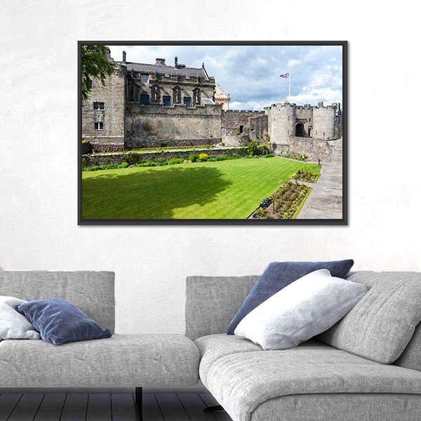 Stirling Castle Canvas Wall Art-3 Horizontal-Gallery Wrap-25" x 16"-Tiaracle