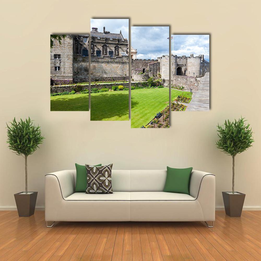 Stirling Castle Canvas Wall Art-4 Pop-Gallery Wrap-50" x 32"-Tiaracle