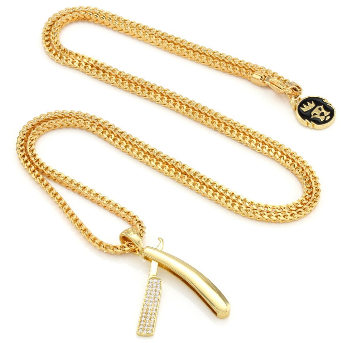 Straight RZR Barber Shop Necklace