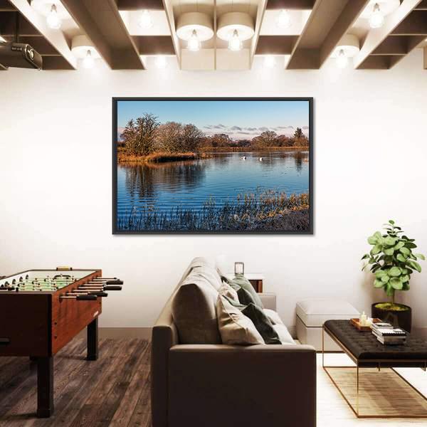 Stunning View Of A Scottish Loch Canvas Wall Art-3 Horizontal-Gallery Wrap-25" x 16"-Tiaracle