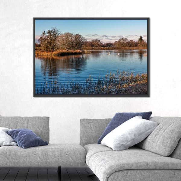 Stunning View Of A Scottish Loch Canvas Wall Art-3 Horizontal-Gallery Wrap-25" x 16"-Tiaracle