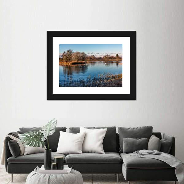 Stunning View Of A Scottish Loch Canvas Wall Art-3 Horizontal-Gallery Wrap-25" x 16"-Tiaracle