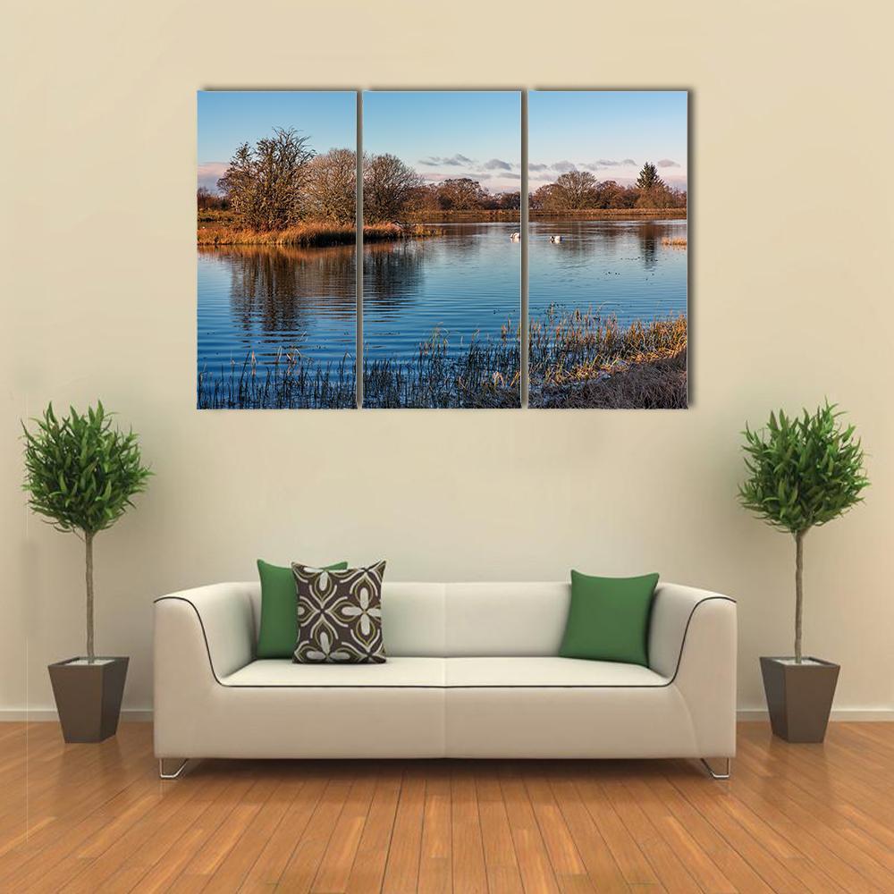 Stunning View Of A Scottish Loch Canvas Wall Art-3 Horizontal-Gallery Wrap-37" x 24"-Tiaracle