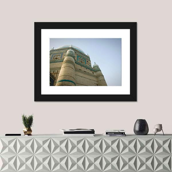 Sufi Saint Shrine Bahawalpur Pakistan Canvas Wall Art-1 Piece-Framed Print-20" x 16"-Tiaracle