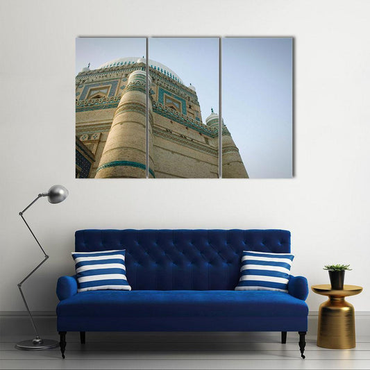 Sufi Saint Shrine Bahawalpur Pakistan Canvas Wall Art-3 Horizontal-Gallery Wrap-37" x 24"-Tiaracle