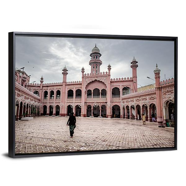 Sunehri Mosque In Peshawar Canvas Wall Art-3 Horizontal-Gallery Wrap-25" x 16"-Tiaracle