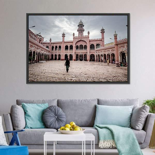 Sunehri Mosque In Peshawar Canvas Wall Art-3 Horizontal-Gallery Wrap-25" x 16"-Tiaracle