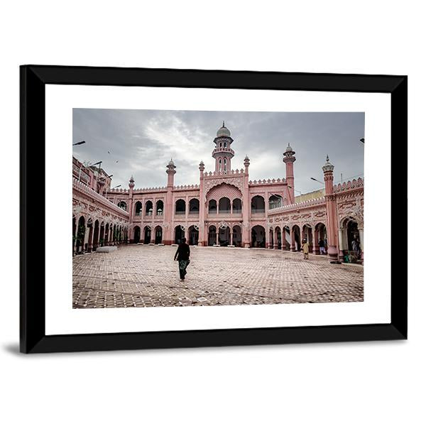 Sunehri Mosque In Peshawar Canvas Wall Art-3 Horizontal-Gallery Wrap-25" x 16"-Tiaracle