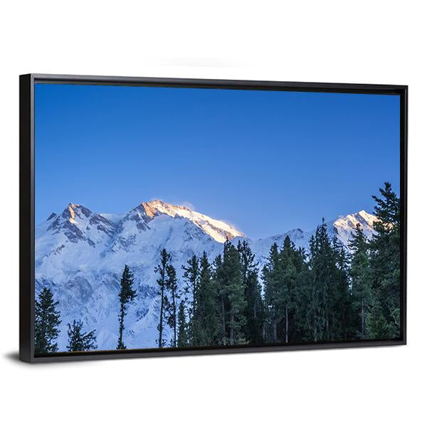 Sunrise Over Mountain Peak Northern Area Of Pakistan Canvas Wall Art-3 Horizontal-Gallery Wrap-25" x 16"-Tiaracle