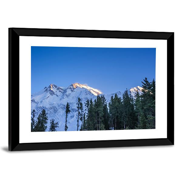 Sunrise Over Mountain Peak Northern Area Of Pakistan Canvas Wall Art-3 Horizontal-Gallery Wrap-25" x 16"-Tiaracle