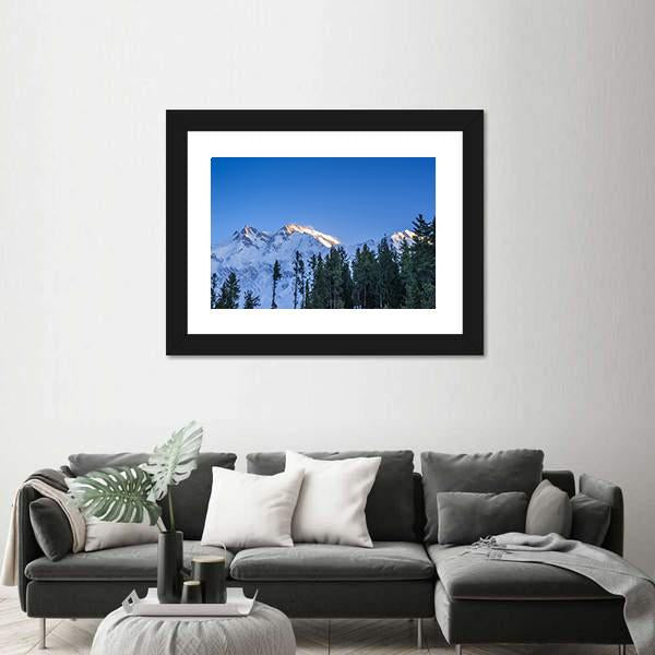 Sunrise Over Mountain Peak Northern Area Of Pakistan Canvas Wall Art-3 Horizontal-Gallery Wrap-25" x 16"-Tiaracle