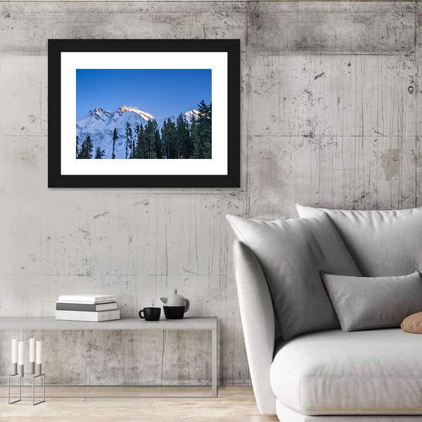 Sunrise Over Mountain Peak Northern Area Of Pakistan Canvas Wall Art-3 Horizontal-Gallery Wrap-25" x 16"-Tiaracle