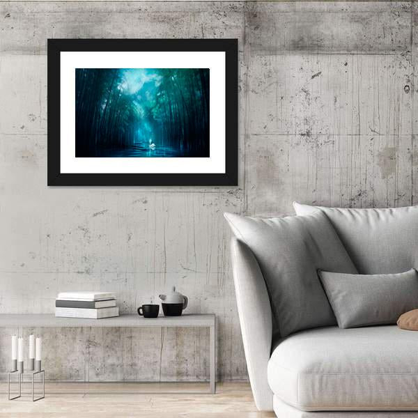 Swan Lake Canvas Wall Art-3 Horizontal-Gallery Wrap-25" x 16"-Tiaracle