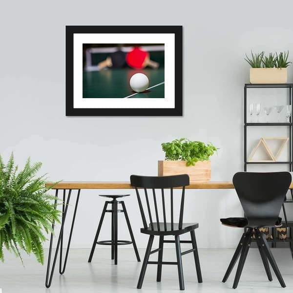 Table Tennis Ball Canvas Wall Art-3 Horizontal-Gallery Wrap-25" x 16"-Tiaracle