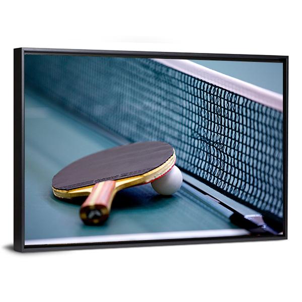 Table Tennis Canvas Wall Art-3 Horizontal-Gallery Wrap-25" x 16"-Tiaracle