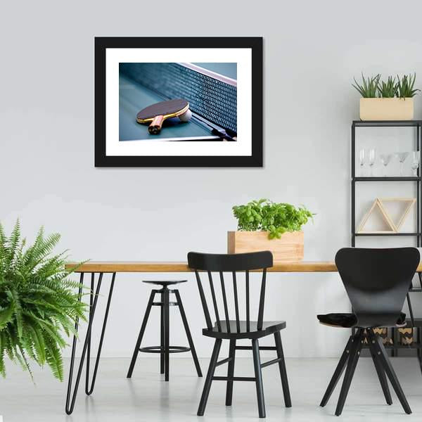 Table Tennis Canvas Wall Art-3 Horizontal-Gallery Wrap-25" x 16"-Tiaracle